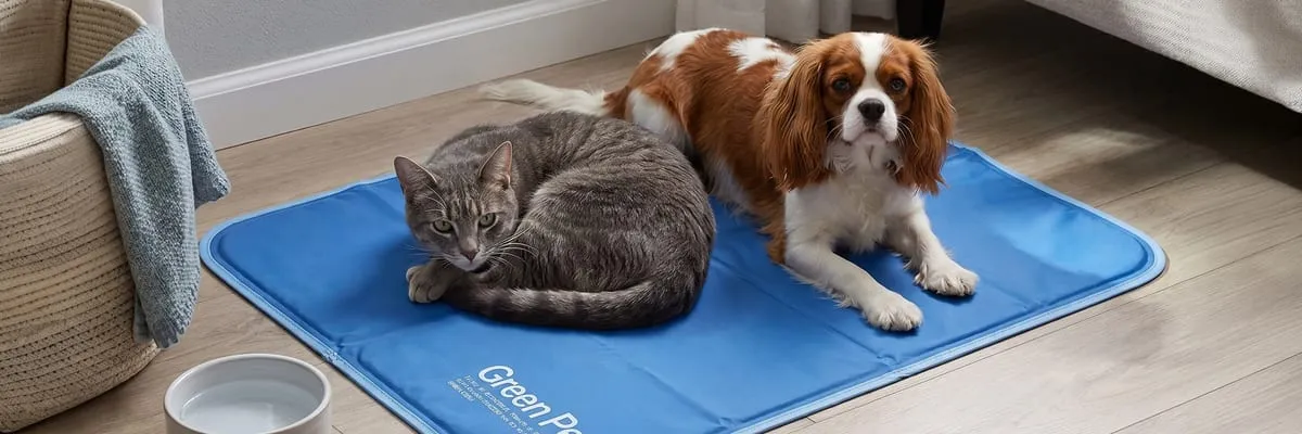 img of Green Pet Shop Cool Pet Pad Review: No-Power Cooling for Dogs & Cats